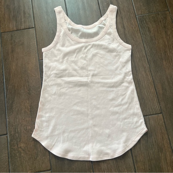 LOFT Blush Pink Tank Top Size L 100% Cotton - Picture 1 of 5